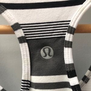 lululemon athletica Tops - Lululemon sz 6 striped racerback tank lululemon athletica Tops - Lululemon sz 6 striped racerback tank